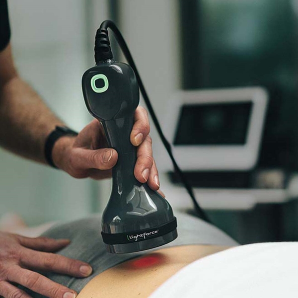 person receiving laser treatment